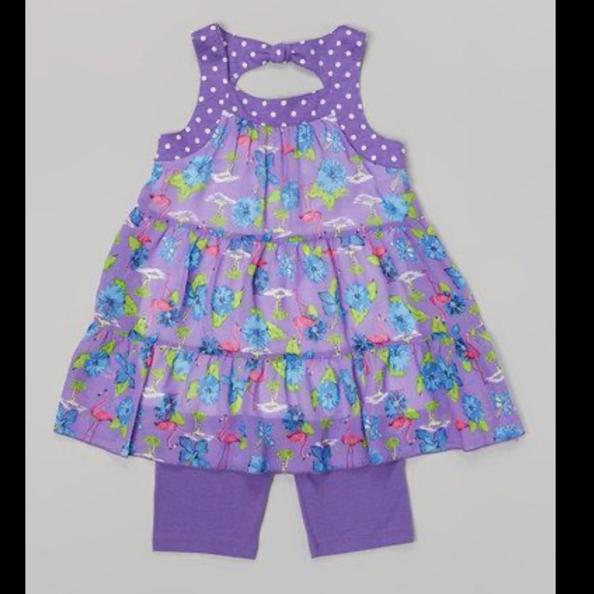 Pogo Club Ny Flamingo Dress 1618 Months